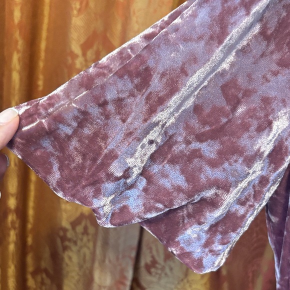 Guess mauve Velvet Ruched Dress - Picture 5 of 11